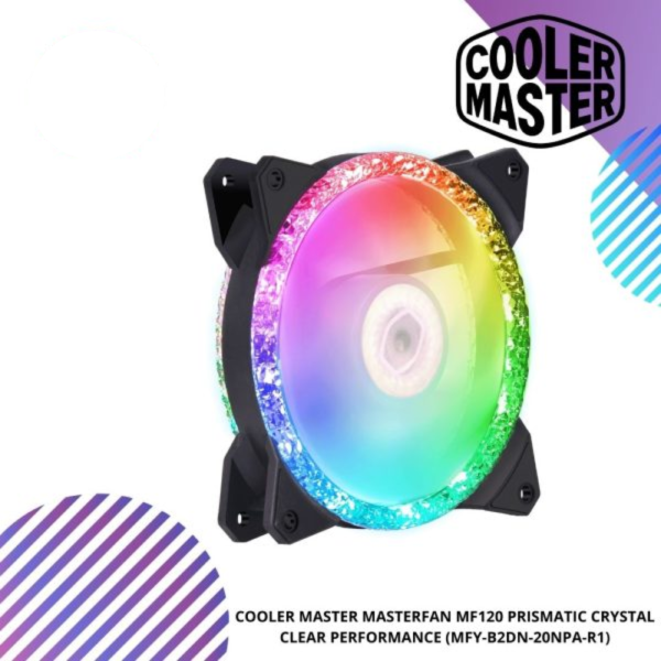 COOLER MASTER MASTERFAN MF120 PRISMATIC CRYSTAL CLEAR PERFORMANCE (MFY-B2DN-20NPA-R1)