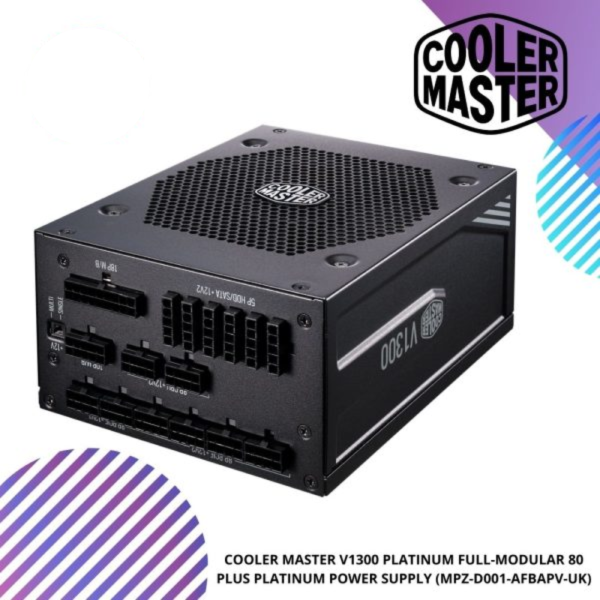 COOLER MASTER V1300 PLATINUM FULL-MODULAR 80 PLUS PLATINUM POWER SUPPLY (MPZ-D001-AFBAPV-UK)