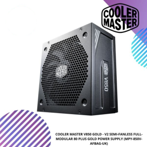 COOLER MASTER V850 GOLD - V2 SEMI-FANLESS FULL-MODULAR 80 PLUS GOLD POWER SUPPLY (MPY-850V-AFBAG-UK)
