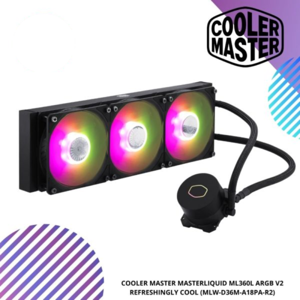 COOLER MASTER MASTERLIQUID ML360L ARGB V2 REFRESHINGLY COOL (MLW-D36M-A18PA-R2)