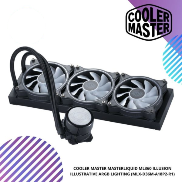 COOLER MASTER MASTERLIQUID ML360 ILLUSION ILLUSTRATIVE ARGB LIGHTING (MLX-D36M-A18P2-R1)