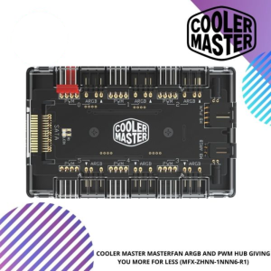 COOLER MASTER MASTERFAN ARGB AND PWM HUB GIVING YOU MORE FOR LESS (MFX-ZHNN-1NNN6-R1)