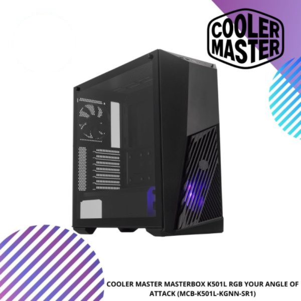 COOLER MASTER MasterBox K501L RGB Mid Tower PC Case (MCB-K501L-KGNN-SR1)