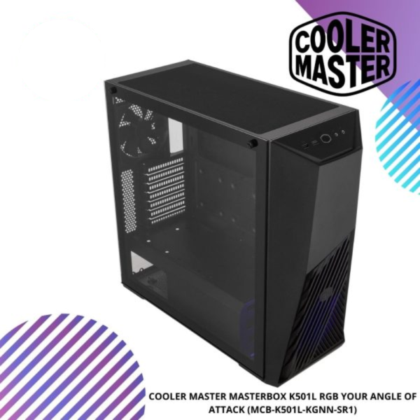 COOLER MASTER MasterBox K501L RGB Mid Tower PC Case (MCB-K501L-KGNN-SR1)