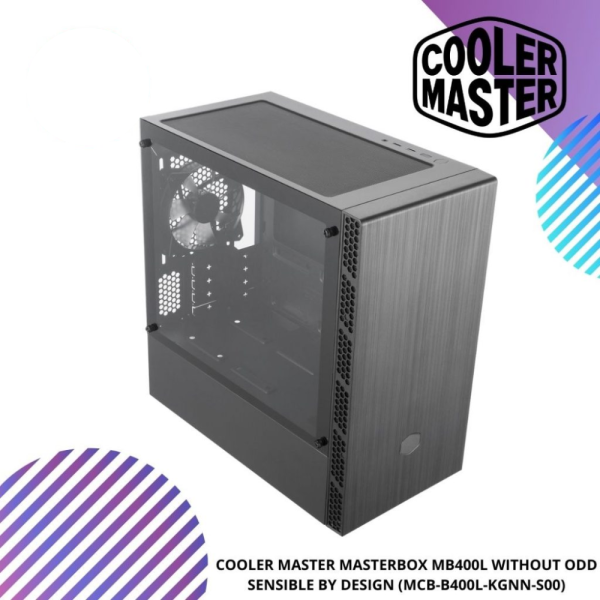 COOLER MASTER MASTERBOX MB400L WITHOUT ODD SENSIBLE BY DESIGN (MCB-B400L-KGNN-S00)