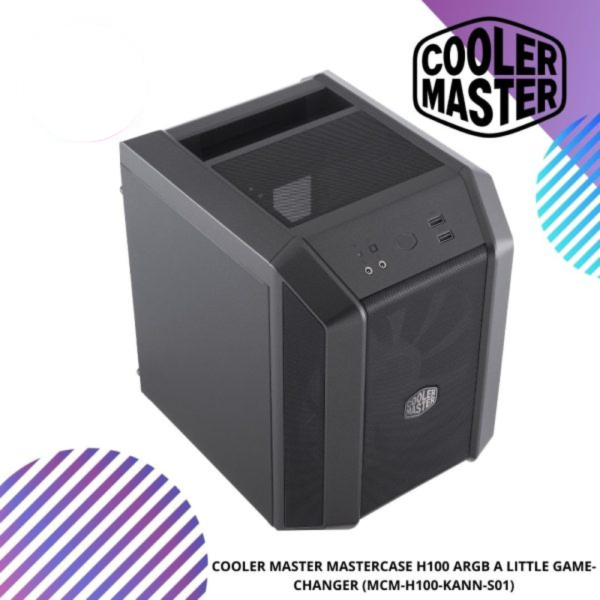 COOLER MASTER MasterCase H100 ARGB Mini-ITX PC Case (MCM-H100-KANN-S01)