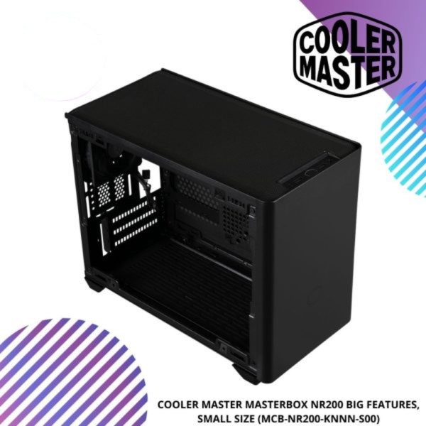 COOLER MASTER MasterBox NR200 Mini-ITX PC Case (MCB-NR200-KNNN-S00)