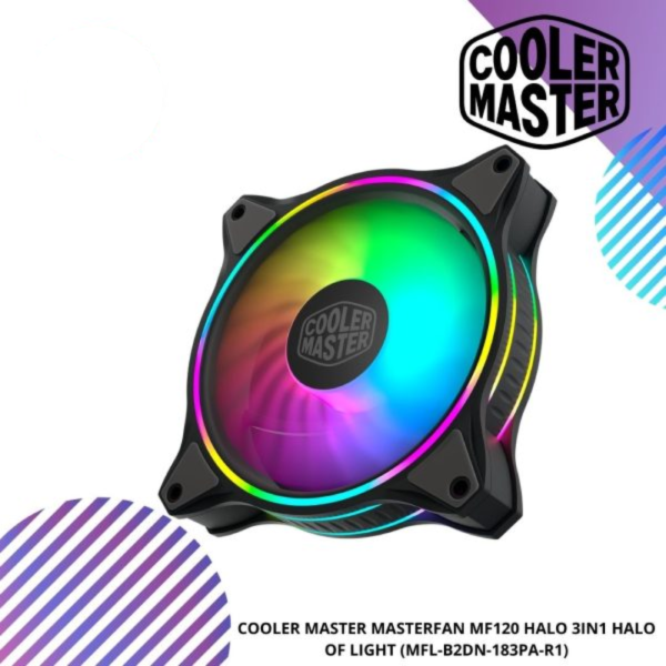 COOLER MASTER MASTERFAN MF120 HALO 3IN1 HALO OF LIGHT (MFL-B2DN-183PA-R1)