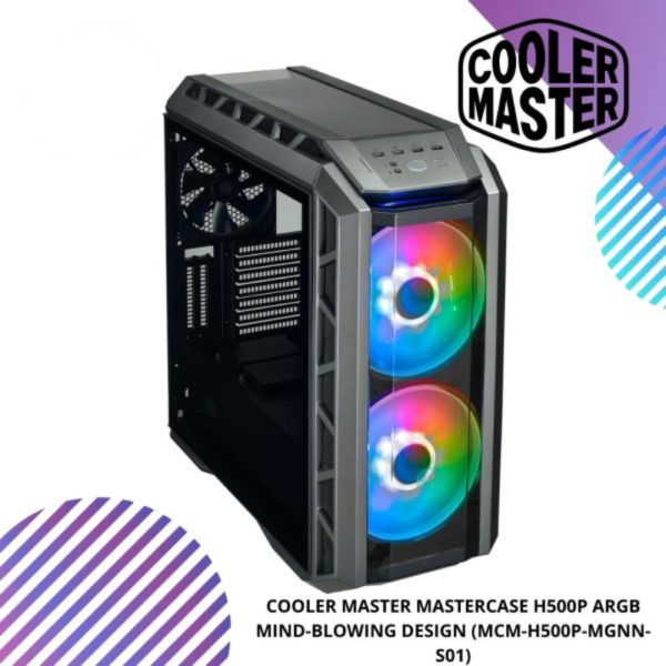 COOLER MASTER MasterCase H500P Mesh ARGB Mid Tower PC Case (MCM-H500P-MGNN-S01)