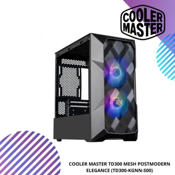 COOLER MASTER MasterBox TD300 Mesh Mini Tower Case (TD300-KGNN-S00)
