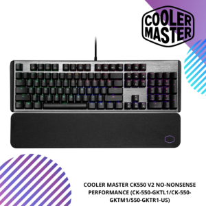 COOLER MASTER CK550 V2 Mechanical Gaming Keyboard (CK-550-GKTL1/CK-550-GKTM1/550-GKTR1-US)