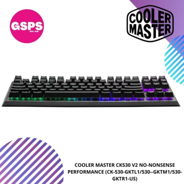 COOLER MASTER CK530 V2 Gaming Mechanical Keyboard (CK-530-GKTL1/530--GKTM1/530-GKTR1-US)