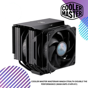 COOLER MASTER MASTERAIR MA624 STEALTH DOUBLE THE PERFORMANCE (MAM-D6PS-314PK-R1)