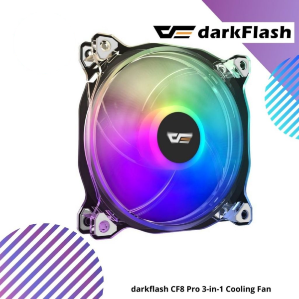 darkflash CF8 Pro 3-in-1 Cooling Fan