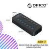 ORICO CT2U3-7AB Multi-Port Hub With Individual Switches