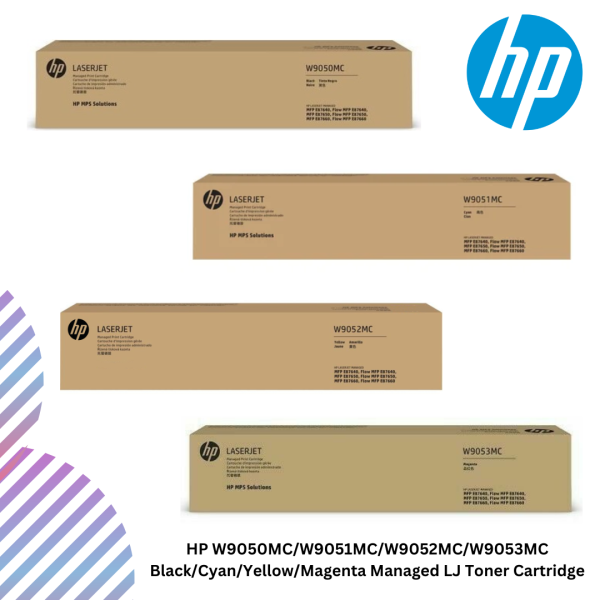Hp-W9150MCW9151MCW9152MCW9153MC-Managed-BlackCyanYellowMagenta-Toner-Cartridge-25.png HP W9050MC/W9051MC/W9052MC/W9053MC Black/Cyan/Yellow/Magenta Managed LJ Toner Cartridge