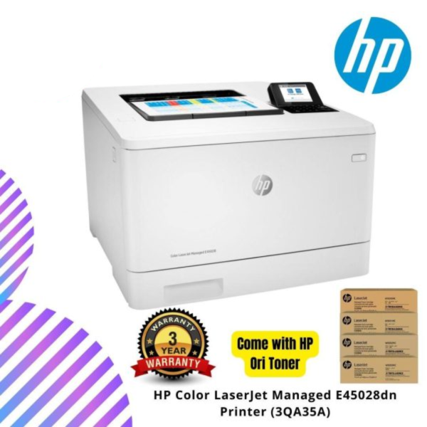 HP Color LaserJet Managed E45028dn Printer (3QA35A)