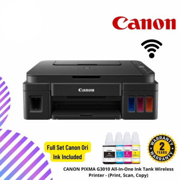 CANON PIXMA G3010 All-In-One Ink Tank Wireless Printer