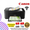 CANON PIXMA E4570 Compact Wireless All-In-One with Fax Printer (Automatic 2-sided Printing)