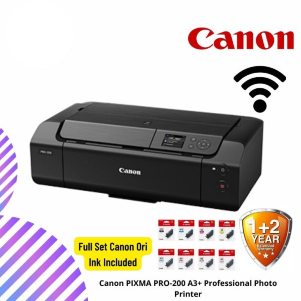 Canon PIXMA PRO-200 A3+ Professional Photo Printer