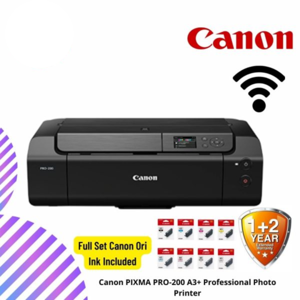 Canon PIXMA PRO-200 A3+ Professional Photo Printer