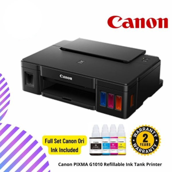 Canon PIXMA G1010 Refillable Ink Tank Printer