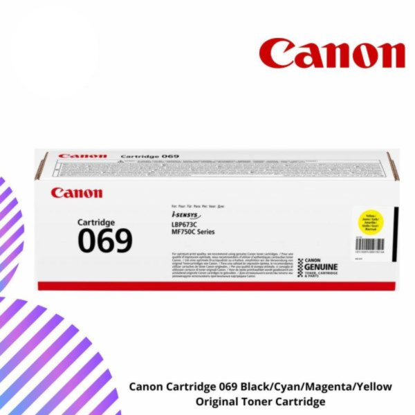 Canon Cartridge 069 Black/Cyan/Magenta/Yellow Original Toner Cartridge