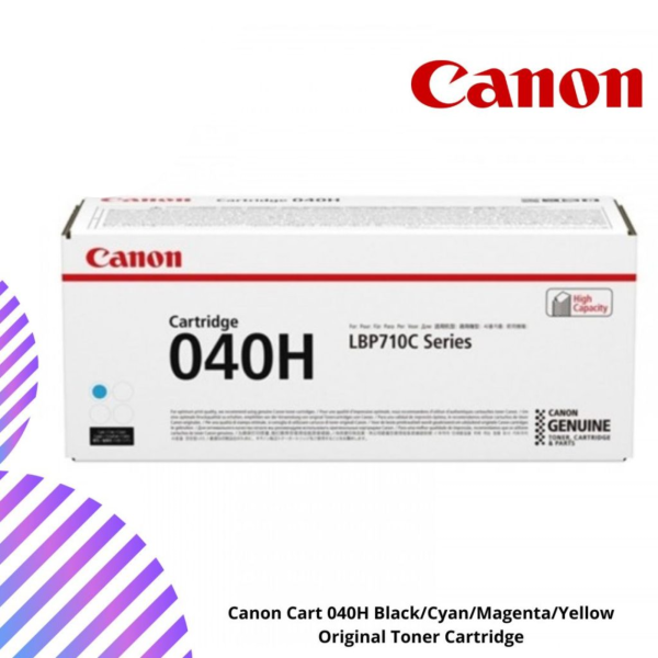 Canon Cart 040H Black/Cyan/Magenta/Yellow Original Toner Cartridge