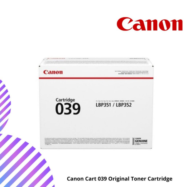 Canon Cart 039 Original Toner Cartridge