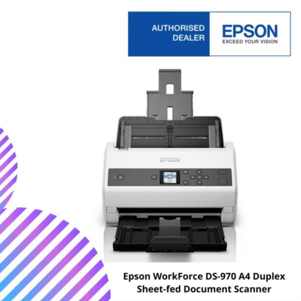 Epson WorkForce DS-970 A4 Duplex Sheet-fed Document Scanner