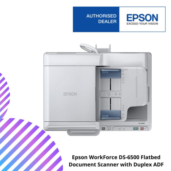 Epson WorkForce DS-6500 Flatbed Document Scanner with Duplex ADF