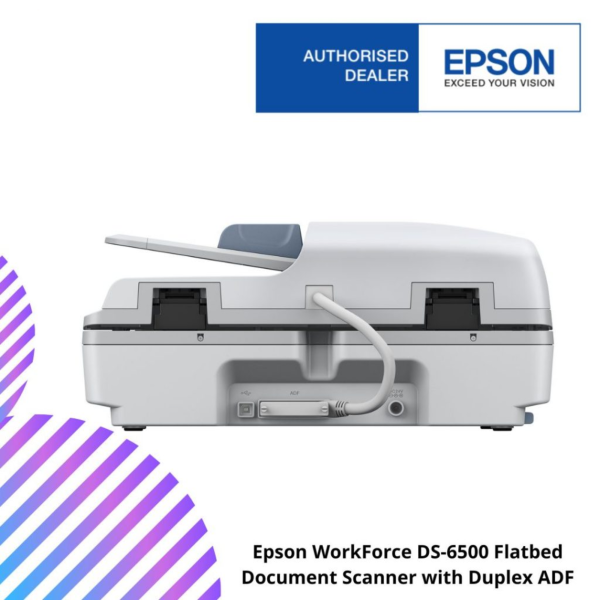 Epson WorkForce DS-6500 Flatbed Document Scanner with Duplex ADF