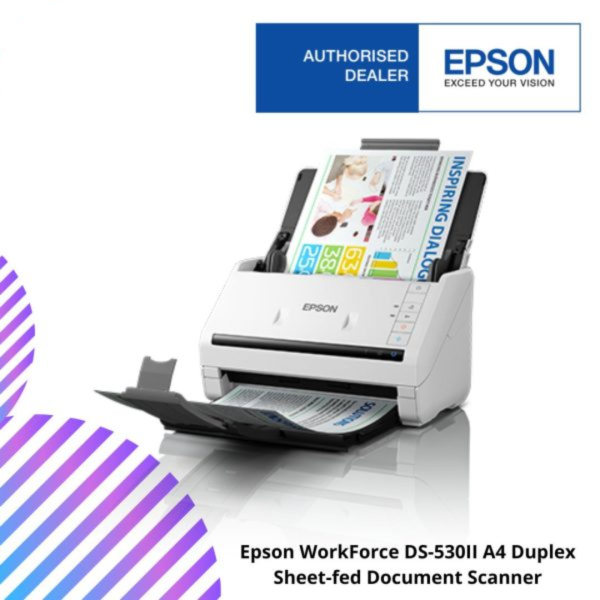 SHOPEELAZADA-2024-12-20T114335.664.png Epson WorkForce DS-530II A4 Duplex Sheet-fed Document Scanner