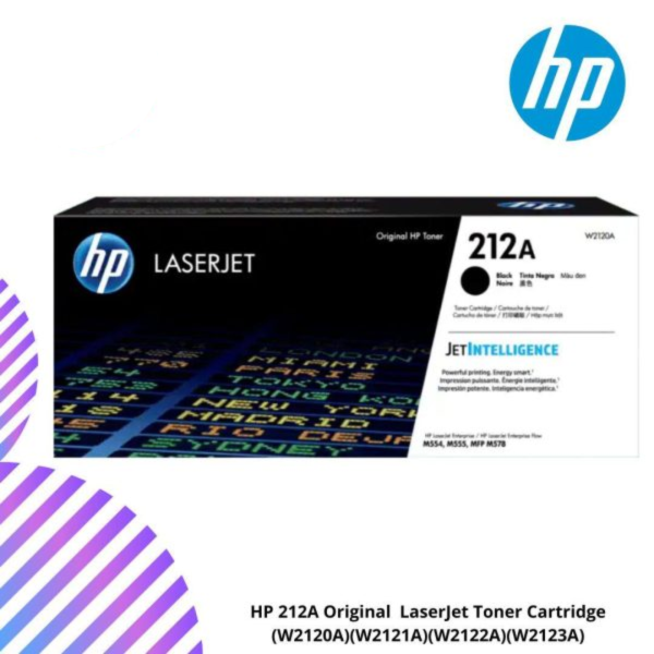 HP 212A Original  LaserJet Toner Cartridge (W2120A)(W2121A)(W2122A)(W2123A)