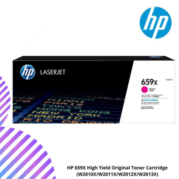 HP 659X High Yield Original Toner Cartridge (W2010X/W2011X/W2012X/W2013X)