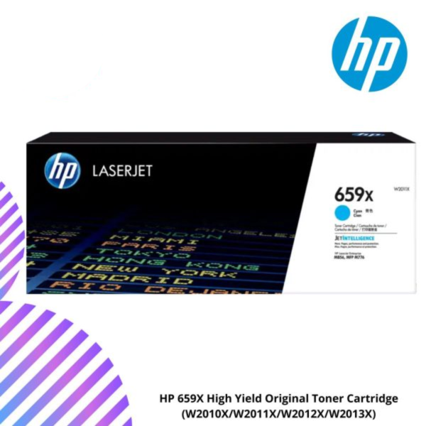 HP 659X High Yield Original Toner Cartridge (W2010X/W2011X/W2012X/W2013X)