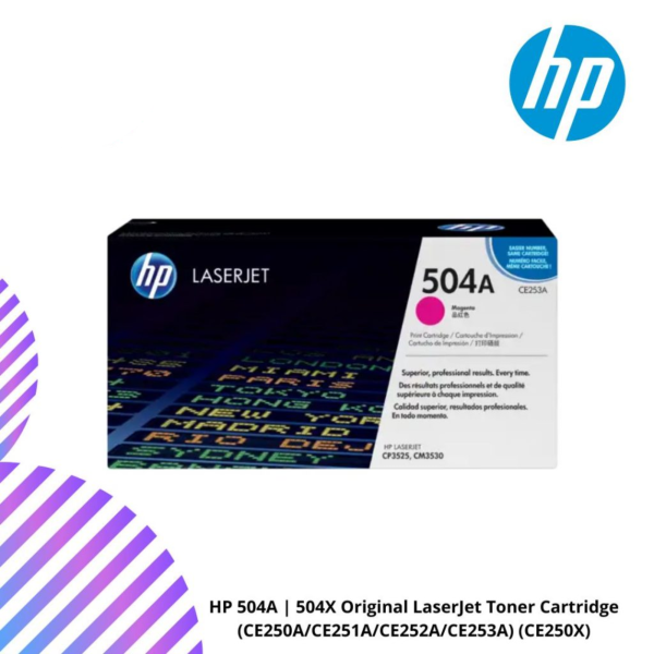SHOPEELAZADA-2024-12-20T154655.787.png HP 504A | 504X Original LaserJet Toner Cartridge (CE250A/CE251A/CE252A/CE253A) (CE250X)