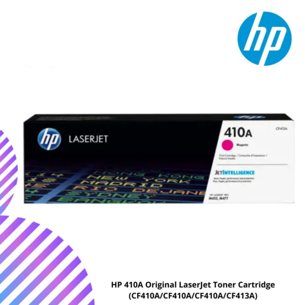 HP 410A Original LaserJet Toner Cartridge (CF410A/CF410A/CF410A/CF413A)