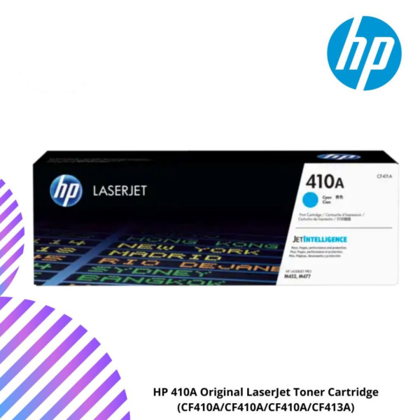 HP 410A Original LaserJet Toner Cartridge (CF410A/CF410A/CF410A/CF413A)