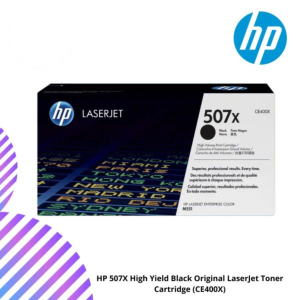 HP 507X High Yield Black Original LaserJet Toner Cartridge (CE400X)