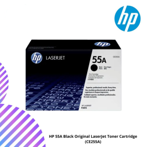 HP 55A Black Original LaserJet Toner Cartridge (CE255A)