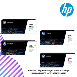 HP 658A Original LaserJet Toner Cartridge (W2000A/W2001A/W2002AW2003A)
