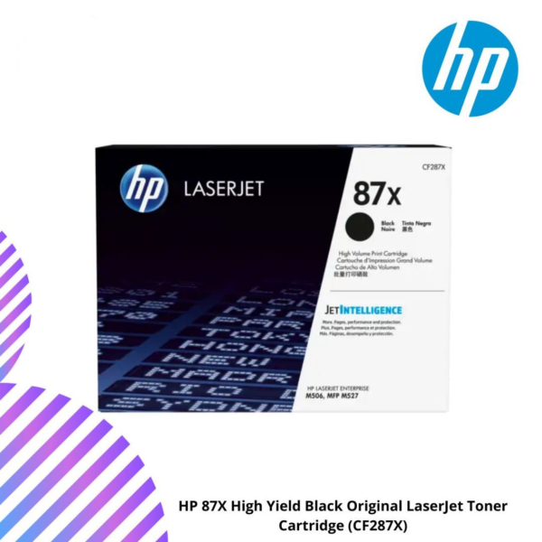 HP 87X High Yield Black Original LaserJet Toner Cartridge (CF287X)