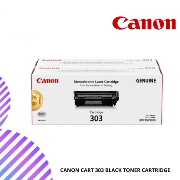 CANON CART 303 BLACK TONER CARTRIDGE
