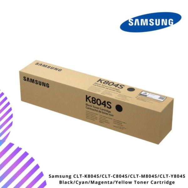 Samsung CLT-K804S/CLT-C804S/CLT-M804S/CLT-Y804S Black/Cyan/Magenta/Yellow Toner Cartridge