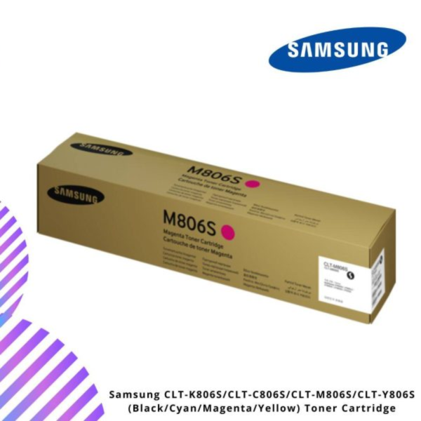 Samsung CLT-K806S/CLT-C806S/CLT-M806S/CLT-Y806S (Black/Cyan/Magenta/Yellow) Toner Cartridge