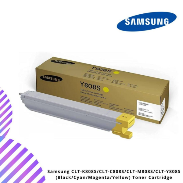 Samsung CLT-K808S/CLT-C808S/CLT-M808S/CLT-Y808S (Black/Cyan/Magenta/Yellow) Toner Cartridge