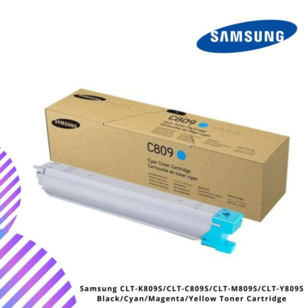 Samsung CLT-K809S/CLT-C809S/CLT-M809S/CLT-Y809S Black/Cyan/Magenta/Yellow Toner Cartridge