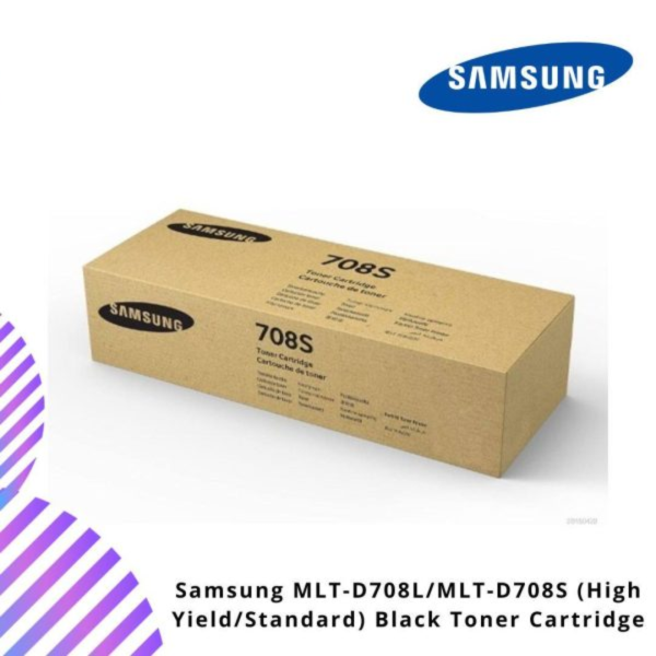 Samsung MLT-D708L/MLT-D708S (High Yield/Standard) Black Toner Cartridge