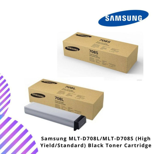 Samsung MLT-D708L/MLT-D708S (High Yield/Standard) Black Toner Cartridge